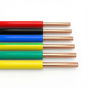 Certified Building Wire (BV) - 450/750V, Copper Core 1.5-16mm², PVC Insulated, for Residential/Commercial Use