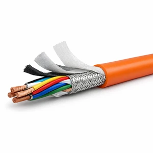 Durable 5 Million Cycles Drag Chain Cable With Oil Resistant Nitrile Jacket for CNC Machine Highly Flexible Control Wire