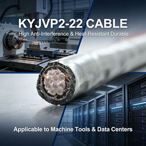 KYJVP2-22 Copper Core XLPE Insulated PVC Jacket Steel Tape Armored Shielded Control Cable for Industrial Instrumentation