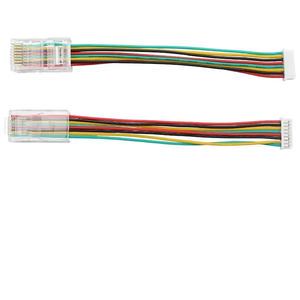 Custom 1.0/1.25/2.0/2.54mm Pitch Copper Core Shielded Wire Cable Connectors For Computer Use-Cat6 Wire Harnesses