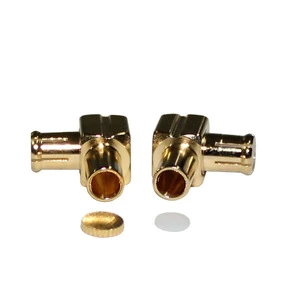 Factory Supply MCX-JWB2 Coaxial Connector Top Class Male MCX Angle Connector for RG405 RG086 Cable