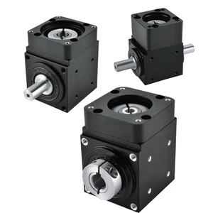 Right Angle Servo Motor Dual Output Gearbox 90 Degree Planetary Gear Drive Set With Spindles Gearbox Suppliers For Sale