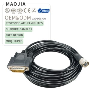 Custom DB 26 to HR10A-10P-12S Cable High-Flex Drag Chain Wire Harness for Industrial Camera Vision Silicone Rubber Cable
