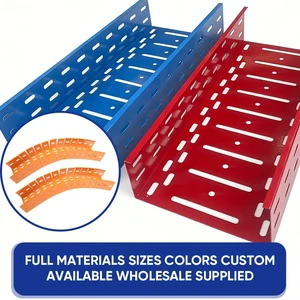 Corrosion Resistant Powder Coated Perforated Cable Tray for Outdoor Pipe Gallery and Open air Wiring Applications