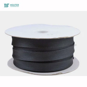 High Quality Flame-retardant Expandable Wire Harness Protective Sleeve, Black Snake Skin Flexible Braided Sleeve