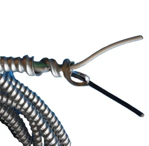 Stock MC Cable 12/2 Awg AC90 Wire Construction Application Copper Conductor & PVC Insulation
