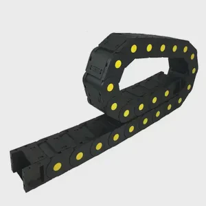 Iron Tank Drag Chain Wire Cable Towing Router Machine with Strengthen Flexible Guide Drag Carrier Lead Rail 2kg PLC Core