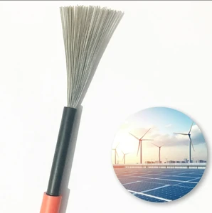 Low Price H1Z2Z2-K Solar Cable 1000V 2.5/4/6/10mm Power Cables Tinned Copper/Copper Cabling