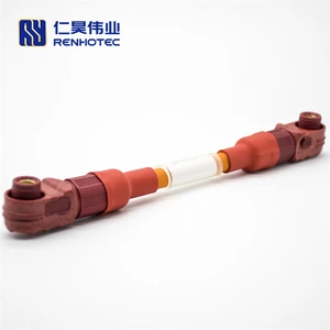 Battery Energy Storage High Current Push Pull Connector Cable 50mm 200A