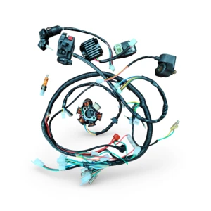OEM High Quality PVC Insulation 250cc Fog Lamp Assembly 15cm Engine Wiring Harness for Off-Road Vehicle
