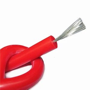 1 Meter 50KV-200KV Silicone/Rubber Insulation Solid Tinned Copper Core 16/13/11AWG Automotive Ignition High Voltage Wire