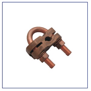 Brass Rod to Cable Clamp Type GUV High Conductivity Earth Grounding Connector for Lightning Protection and Bonding Systems
