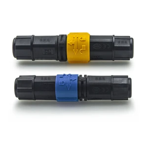 Customized Self Lock Waterproof Connector Industrial Inline Power Cable Connector OEM ODM Manufacturer