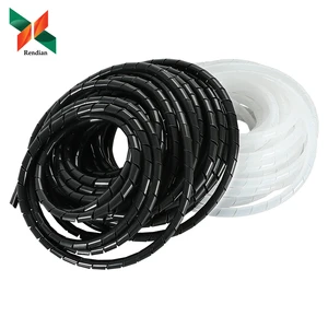 4-30mm Self-locking Flexible Spiral Cable Conduit, Used for Cable Wrapping Tubes in Home and Industrial Fields