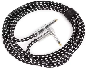 Electric Guitar TS 6.35mm TRS Connector PVC Jacket Combination Shielding Braided Audio Cable for Musical Instrument