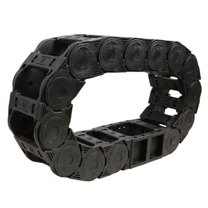 High Flexible Nylon Cable Drag Chain Plastic Bridge Tank Chain Cable Trough for Engraving Machine Wiring