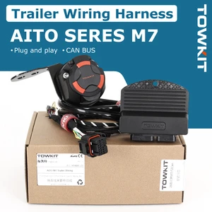 Trailer Wiring Harness for AITO Seres M7 Plug and Play,7/12/13 Pin Towing Electric Cable with CAN BUS