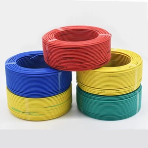 H07V-U 1.5mm 2.5mm 4mm 6mm 10mm 16mm Size PVC Insulated Single Copper Conductor Electric Wires for Construction Use
