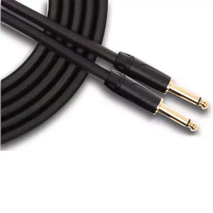Black 3M Double Shield Audio Cable Guitar Cord Instrument Guitar Cable with 1/4 Inch Golden Mono Jack