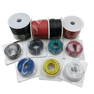 Quality 10 12 14 16 18 Various Colors Flexible Automotive Cable Single Core Insulation Primary Wire Automobile Cable