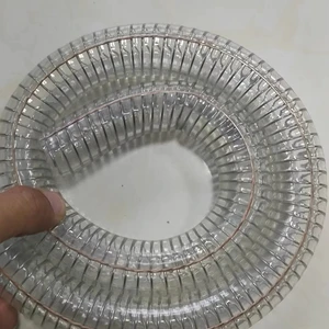 PVC Steel Wire Reinforced Oil Hose Chemical Resistant Hose for Diesel and Lubricant Oil