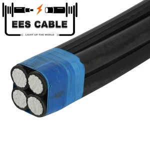 4 Core Cable Torsade PRC Preassemble ABC CABLE 10mm 16mm 25mm 35mm 50mm 70mm 95mm 120mm 150mm Aerial Bundled Cables Aluminum