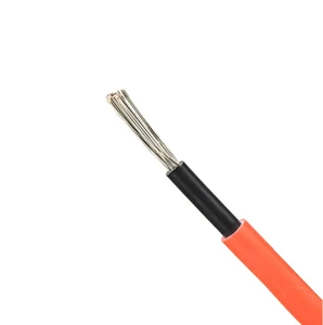High Quality 4mm2 1000V DC 1500VDC Tinned Copper Wire Single Core XLPE Insulated Solar PV Cable in Red and Black for PV System
