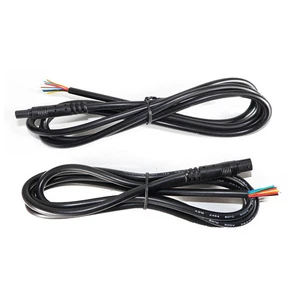 4P/5P/6P/8P Copper Conductor Extension Video Cable for Reversing Camera & Dash Cam Male/Female Adapter PVC IP67 Automotive