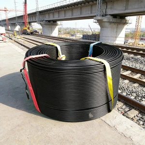 Aosen 1*7 Drawn Wire PC Steel Strand ASTM Standard 15.24mm Low Relaxation SHRW82B Grade High Quality Bending Service Building