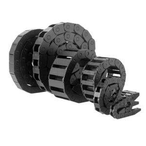 China High-quality Black Nylon Energy Cable Drag Chain for CNC Machine Tools