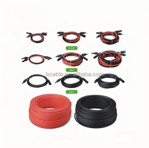 Lisheng Cable Low Voltage Tinned Copper XLPE Solar Cables for Photovoltaic Systems Flame-retardant Heat-resistant Power Cables