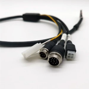 Custom Car Audio Wire Harness Automotive Wiring Harness Mechanical Control Cable Assembly
