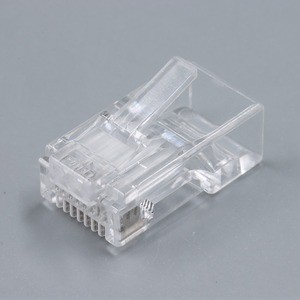 SCONDAR Rj45 Cat5 Cat5e Cat6 Cat6a Cat7 Male Connector Network Ethernet Cat 6 Internet Connector Modular Snap RJ 45 Plug 8P8C