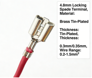100% Custom Fit Wiring Harness 2.8/4.8/6.3mm Brass Terminal Connector Cable Wire Assemblies