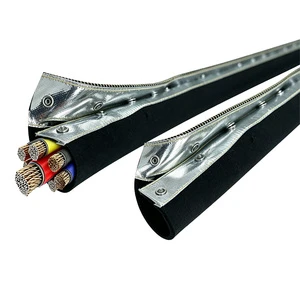 Heat-insulation 1000℃ High-temperature Resistant Durable Cable Protection Wire Sleeve with Steel Buckle