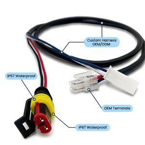 OEM ODM Wire Harness Custom Wiring Harness for Car Connector Auto Automotive Cable Assembly Cable