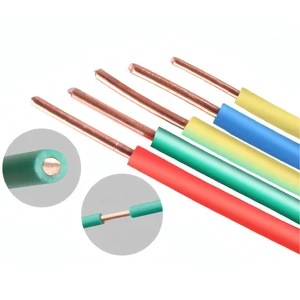 Manufacturer's 220V House Construction Electrical Supply BV4mm 6mm 10mm Cable with PVC Copper Wire Cable Stranded Conductor