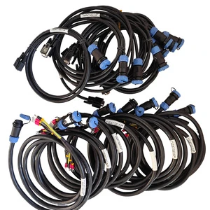 High Quality AGV Trolley Equipment Parts Black Network Cable for AGV Robot Car