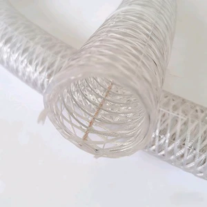 Anti-static Durable High Pressure PVC Steel Wire Reinforced Flexible Composite Hose for Oil Fuel Chemical Transport