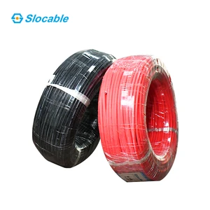 Slocable High Voltage XLPE Double Insulated Copper Wire 6mm 4mm Solar Cable PVC PE DC AC 1500V 50A Solar Energy System