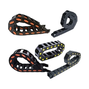 Wear Resistant Nylon Drag Chain High Elasticity Cable Carrier for Conveyor Systems