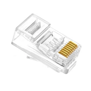 Wholesale Easy to Install 5.5 X 2.5 Mm Ethernet Cat6 8P8C Male PA Terminal Pin Male Dc Plug Cat 5e RJ45 Industrial Connector