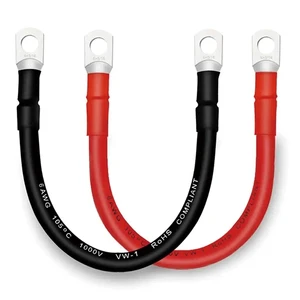 OEM Solar Car Charging Inverter Battery Cable for Automobile Electric Vehicle Power Harness 6AWG