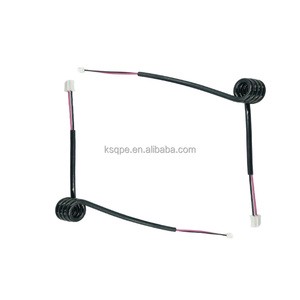 Manufacturer Customized Coiled Cable, High-flexibility Spiral Coiled Cable, Custom Connector Spring Wire