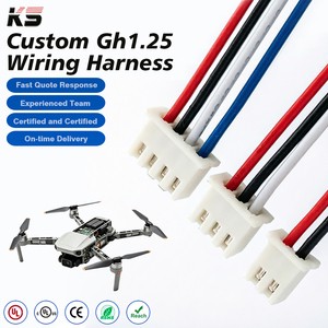 ODM Jst Gh 1.25mm Pin Connector Pre Crimped Cable Jumper For Fpv Racing Drone Power Distribution Esc Motor Speed Control