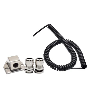 High Resilience 2-Core Spiral Cable Cold Storage Sliding Door Spring Line Polyurethane Cable-New Condition on Sale