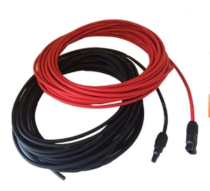 Yuens Oem High Quality Waterproof Solar Panel Power Charging Wire Extension Dc Cable Copper Pv Double Core 6mm Price