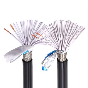 Multi-core Shielded Cable RVVP 22 20 24 AWG PVC Sheathed Pure Copper Core 30 40 Core Anti-interference Control signal Wire