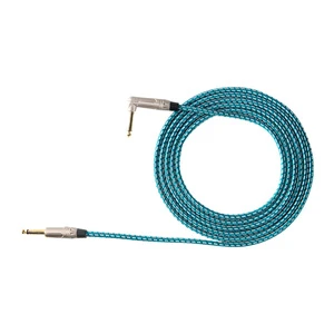 Factory Wholesale Low Noise Colorful Guitar Cable Cord Wire 3M/6M/10M Musical Instruments & Accessories