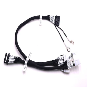 Custom Multi-Channel Battery Voltage & Temperature Sensing Harness for BMS - XH 2.54mm Connectors with Braided Sleeve